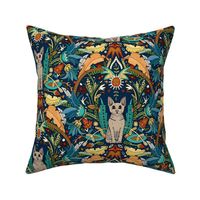 Peterbald cat damask midnight