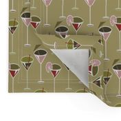 Martini Retro Bar Tea Towel Full