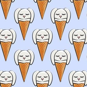 bunny ice-cream cones 