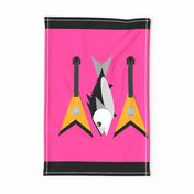 Can't Tune-A-Fish_ towel pink