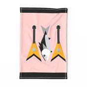 Can't Tune-A-Fish_ towel pink 2