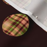 BNS7 - Large Plaid Polka Dots on Avocado