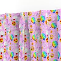 cute kawaii volleyball court is my happy place stickers drop pattern - small