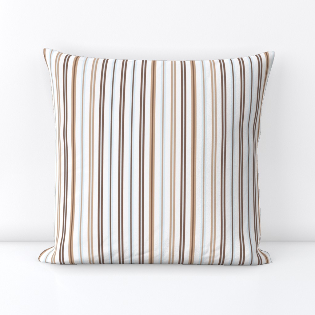 Woodland Stripe Blue/Brown