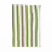 Woodland Stripe Green/Brown