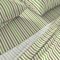 Woodland Stripe Green/Brown