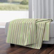 Woodland Stripe Green/Brown