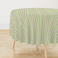 Woodland Stripe Green/Brown