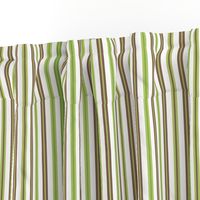 Woodland Stripe Green/Brown