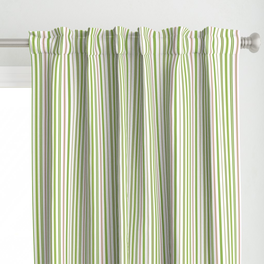 Woodland Stripe Green/Pink