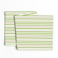 Woodland Stripe Green/Pink