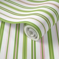 Woodland Stripe Green/Pink