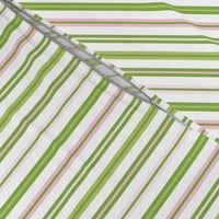 Woodland Stripe Green/Pink