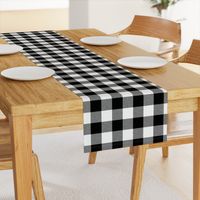 2" Buffalo Plaid with Twill Pattern | Black and White Collection