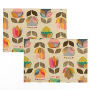 Mid-Century Flowers {Kaleidoscope} - large scale