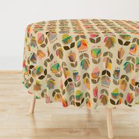 Mid-Century Flowers {Kaleidoscope} - large scale