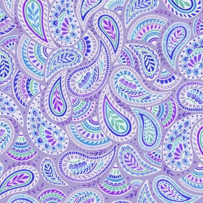 Purple Paisley