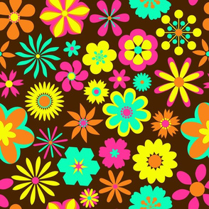 Retro Floral 1960s