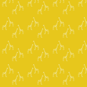 Scratchy Giraffe mustard 