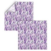 Lavender Watercolor Seamless Pattern. Aquarelle Paintings of Lavandula