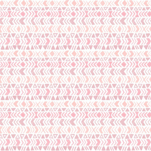 chevron rows - pink