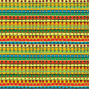 African Stripes Bright