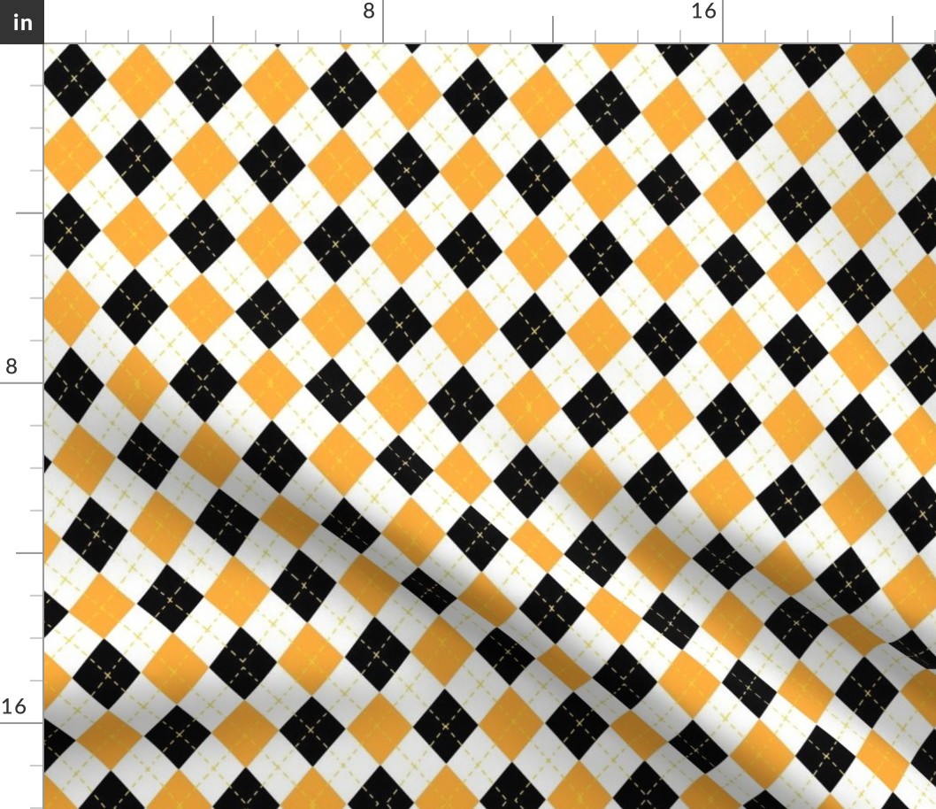 Halloween Harlequin Argyle