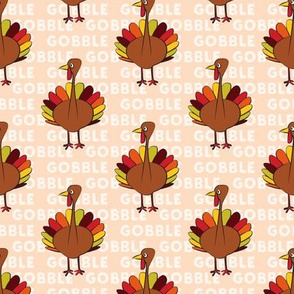 gobble gobble - thanksgiving turkey blush