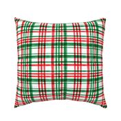 Christmas watercolor plaid (bright)