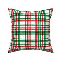 Christmas watercolor plaid (bright)