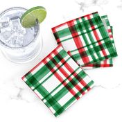 Christmas watercolor plaid (bright)