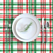 Christmas watercolor plaid (bright)