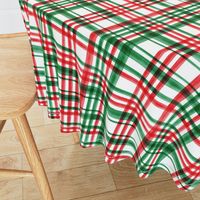 Christmas watercolor plaid (bright)