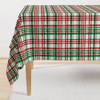 Christmas watercolor plaid (bright)