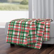 Christmas watercolor plaid (bright)