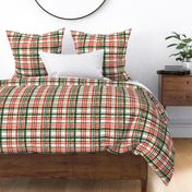 Christmas watercolor plaid 