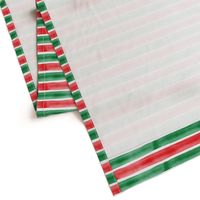 christmas red and green watercolor stripes