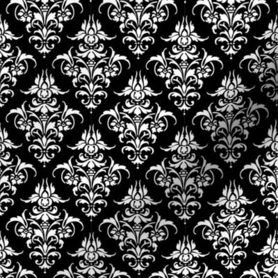 Damask Pattern | Black and White 