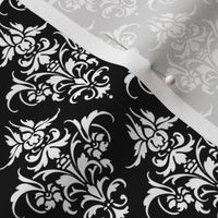 Damask Pattern | Black and White 