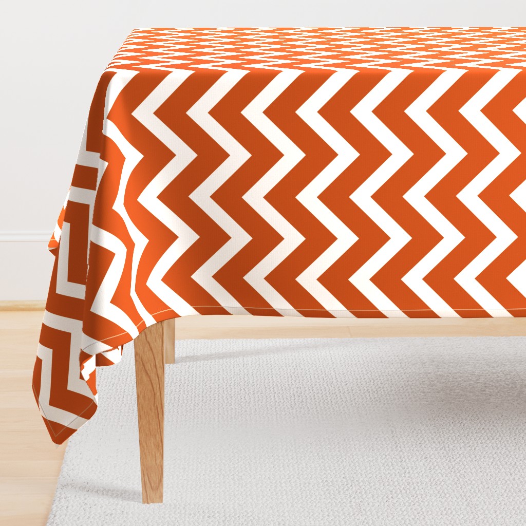 orange chevron large scale