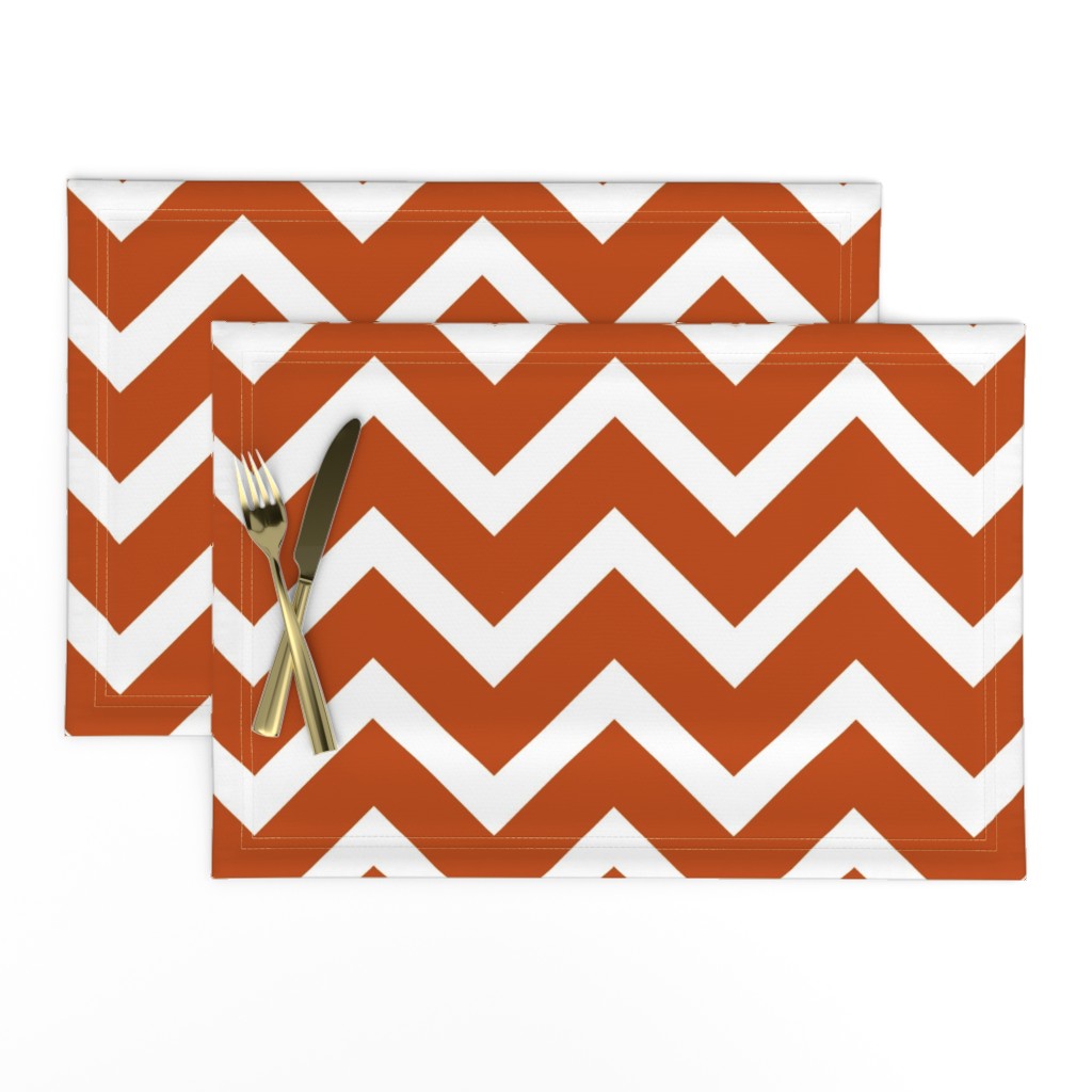 orange chevron large scale