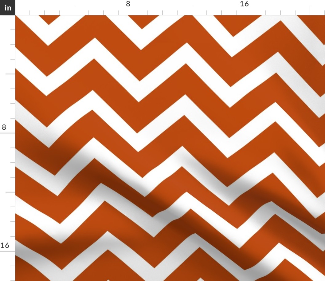 orange chevron large scale