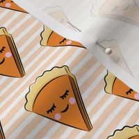 Pumpkin pie slice - blush stripes - cutie pie