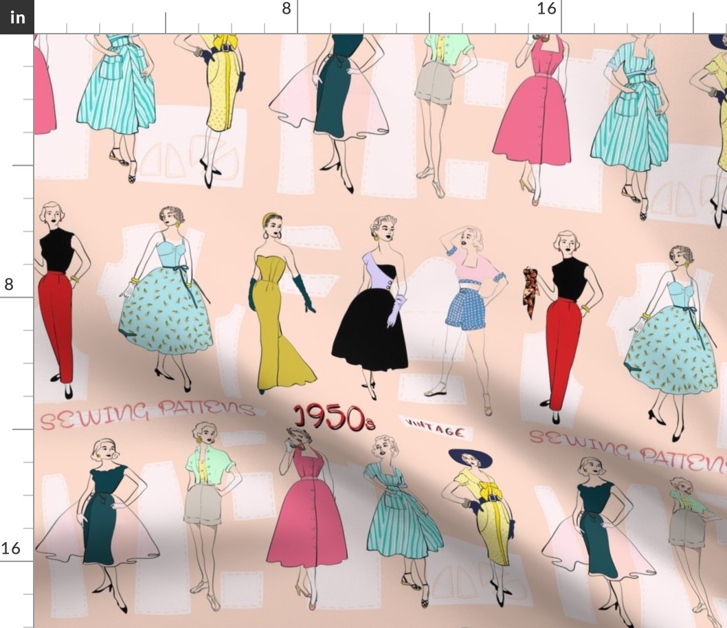 Sewing Patterns of the 1950s