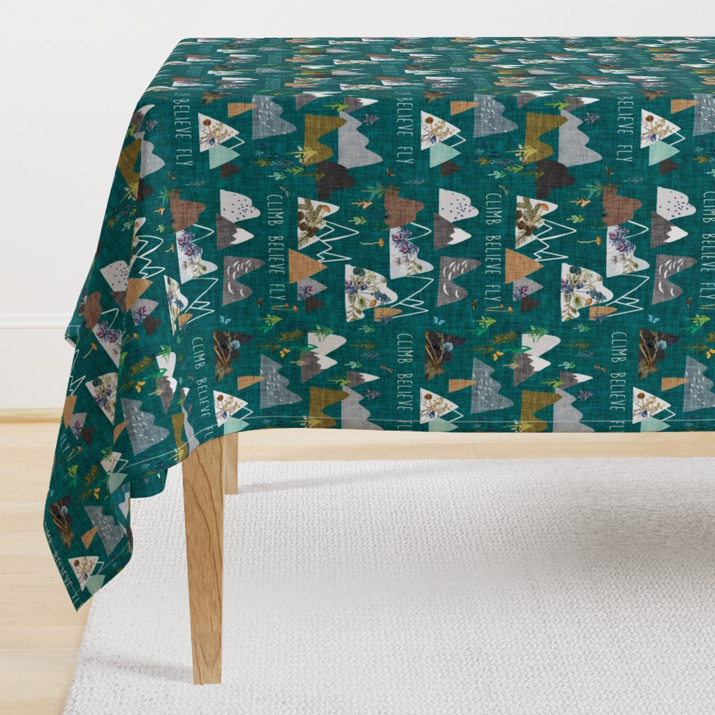 Mountain Climb (teal) MED