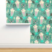 Retro 50s Milkshakes - large print