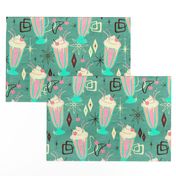 Retro 50s Milkshakes - large print