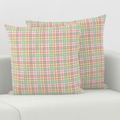 raspberry orange lime sherbet plaid