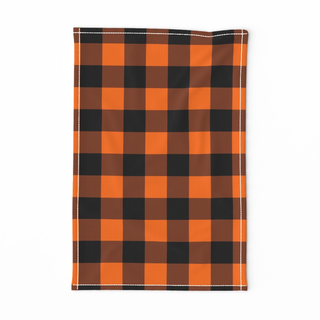 halloween buffalo check plaid