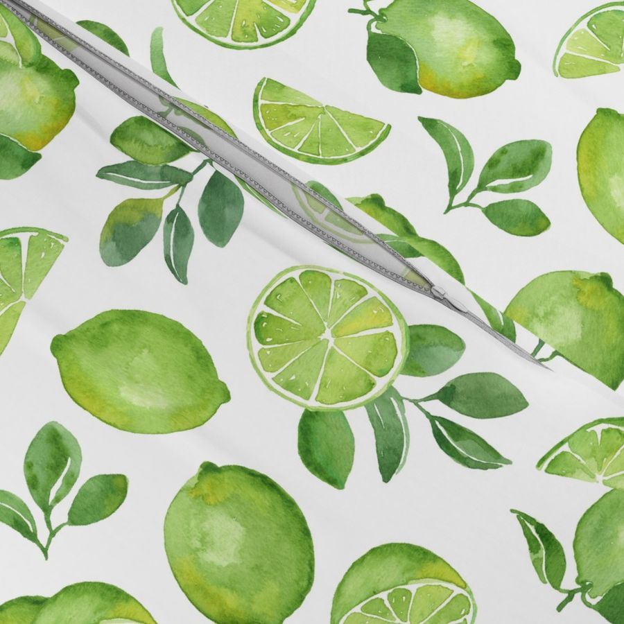 Watercolor Limes